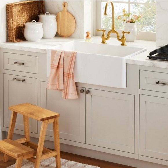 Hearth and hand blush flour sack towels set of two and Meyers clean day set - Picture 5 of 6